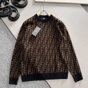 [국내배송]펜디 FF 모티프 자가드 울 스웨터