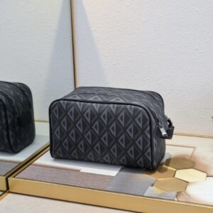 [국내배송]디올 블랙 CD Diamond 토일레트리 백