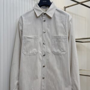 [국내배송]디올 스트라이프 코듀로이 셔츠 재킷 입고