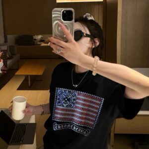 [국내배송]크롬하츠 아메리칸 플래그 반팔티셔츠