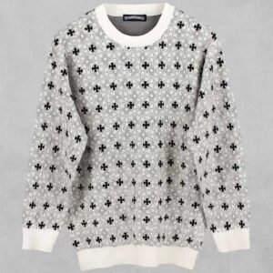 [국내배송]크롬하츠 세메테리 자카드 패턴 울 니트 풀오버