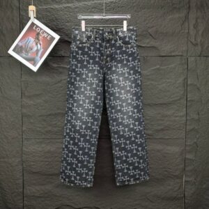 [국내배송]크롬하츠 올로고 자카드 워싱 데님 팬츠