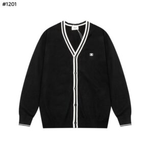 [국내배송]셀린느 24ss 트리옹프 자수 브이넥 가디건