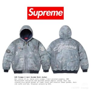 [국내배송]슈프림 HJR 트롱프 뢰유 후드 워크 자켓