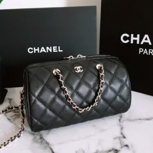 [국내배송]샤넬 25p 클래식 미니 보스턴백 볼링백 체인핸들 원통백 AP4474