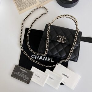 [국내배송]샤넬 탑핸들 블랙