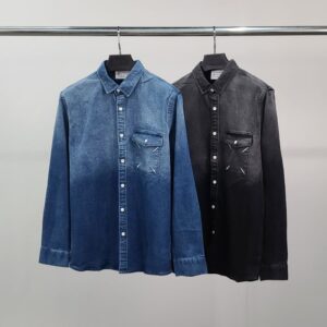 [국내배송]메종 마르지엘라 포켓자수 데님 셔츠