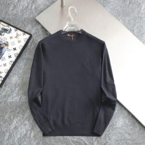 [국내배송]로피아나 2025FW 암스티치 자수로고 울캐시미어 라운드니트