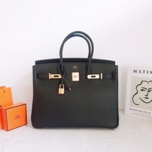 [국내배송]에르메스 버킨백 35 블랙 금장