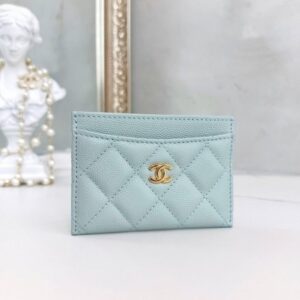 [국내배송]샤넬 클래식 캐비어 카드홀더 금장 AP0213