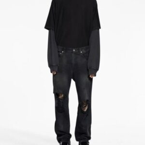 [국내배송]발렌시아가 디스트로이드 미디움핏 데님팬츠