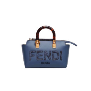 [프리미엄/해외배송]펜디 바이더웨이 보스턴 백 미니 이그조틱(네이비)