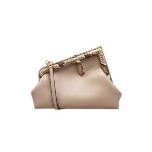 [프리미엄/해외배송]펜디 퍼스트 백 스몰 이그조틱(도브 그레이)