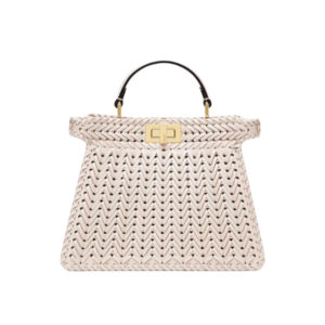 [프리미엄/해외배송]펜디 피카부 백 스몰 I See U 인터레이스(라이트 베이지)